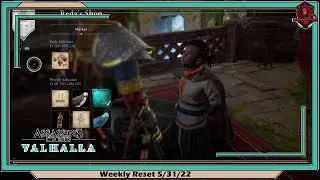 Assassin's Creed Valhalla- Weekly Reset 5/31/22