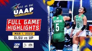 DLSU vs. UP round 1 highlights | UAAP Season 85 Women's Volleyball - Mar. 1, 2023