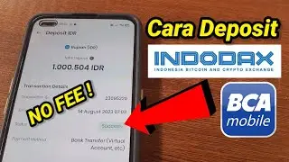 Cara Deposit Indodax Via BCA (No Fee)