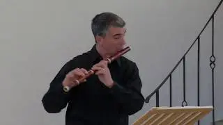Georg Philipp Telemann: Fantasia 3 in B-Minor for Traverso solo, 1. part (played by Boris Previsic)