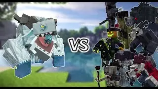 Frostmaw VS Born in Chaos | Minecraft Mob Battle