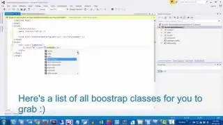 Installing Bootstrap Intellisense \ Auto Complete In Visual Studio 2015