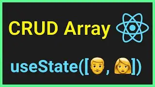 👉  3 + 1 maneras de manejar Array de Objetos con useState CRUD | React Hooks Tutorial Español