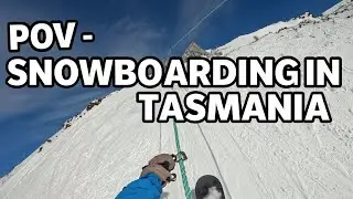 - POV Snowboarding Tasmania | Epic Rope Tow Ride & Mountain Views