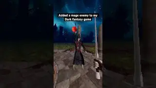 Added a mage enemy to my dark fantasy game. #darkfantasy #gamedev #psx #gamedev #nostalgic