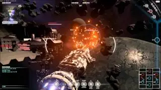 Fractured Space - Alpha - Flagship - Gameplay (A Big Space Ship Multiplayer Arena game)