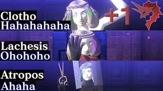 Clotho, Lachesis & Atropos (Low Level, Hard, Extra Enemy Turn) - SMT Nocturne HD