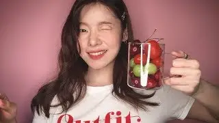 ASMR 과일 냠냠😋 체리, 청포도, 토마토, 이팅사운드, 먹방, 한국어│Fruits Eating Sound, │Soft Spoken, Whispering, Mukbang