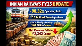 Indian Railways Becomes World&rsquo;s 2nd-Largest Freight Carrier; Margins Remain Under Pressure