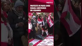 Israel Strikes Lebanon | People Protest On The Strrets Of Paris Over Israeli Airstrikes On Lebanon