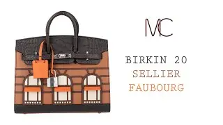 Hermes Birkin 20 Sellier Faubourg Bag Limited Edition Palladium Hardware • MIGHTYCHIC •