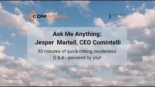 Jesper Martell, CEO Comintelli will be joining SCIP 
