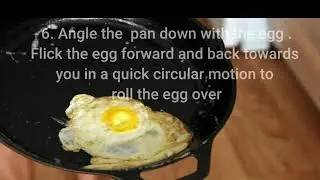 how to flip an egg without a spatula