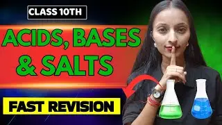 🔥 Class 10 Science | Acids, Bases & Salts | Fast Revision LIVE | Brain Gain Academy