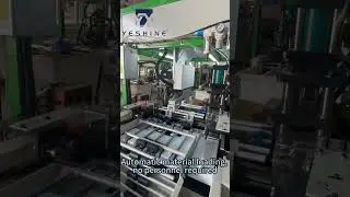 YESHINE fully automatic Trolley iron pipe punching machine with high efficiency  more stable quality