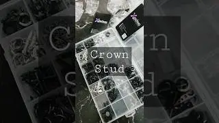 CROWN STUD by Xessories.pk | Product Display | #Shorts