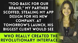 Partner Claimed My App Design Was 'Basic', His Billion-Dollar Client Saw The Real Blueprint!