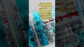Dolo-650 Tablet is used to reduce fever and treat mild to moderate pain.dose.by your doctor👨&zwj;⚕