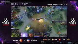 WESG 2019 Grand Finals TNC PREDATOR vs 496 GAMING Game 1 Best of 3 Games!
