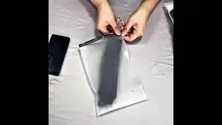 Frosted zipper bag