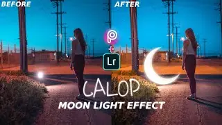 Visual Moon Light Effect in Picsart | How to Edit Like Calop | Photo Editing Tutorial