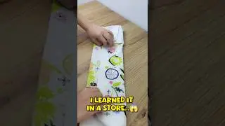Organize your dish towels like this...😱🤩#tips #homehacks #home #shorts #kitchen #ideas #organization