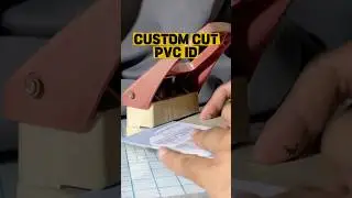 Custom Big Size PVC ID Card | Printing Tutorial #shorts