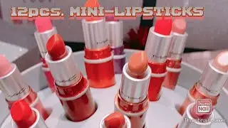 #mac#minilipsticks       12 pcs.MINI-LIPSTICKS/MAC  FROSTED FIREWORKS LIPSTICKS