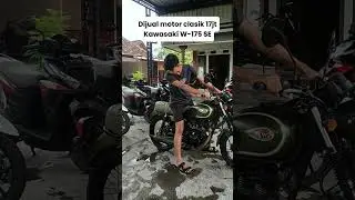 Dijual motor clasik 17jt Kawasaki W-175 SE 2018