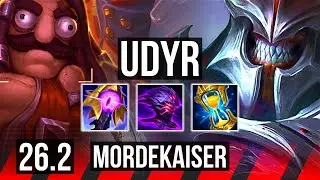 UDYR vs MORDEKAISER (TOP) | 66K damage | KR Master | 26.2