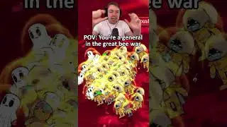 POV: You're a general in the great bee war #howmanydudes #gaming #gamingontiktok