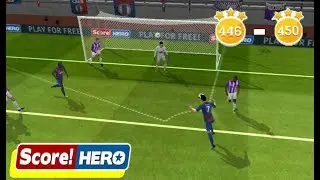 Score! Hero - Level 446 - 450 - Complete 3 Stars Walktrough