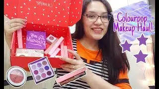 ColourPop MAKEUP HAUL-INDIA | MY MIND IS ART| TANVI GUPTA