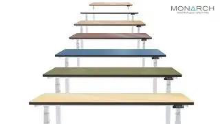 Elevate Height-adjustable Sit & Stand Desks come in Colors and Shades you'll Love! | Monarch Ergo
