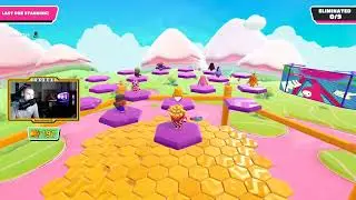 Fall Guys Win 192 Hexagone (1st All Gold)