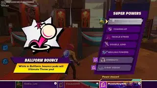 Knockout City Winning using every Power-Up during the Super Powers Event/Challenge Gameplay