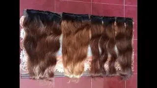 SUGAR VIRGIN HAIR!!! Part 2(Sewing&Coloring)