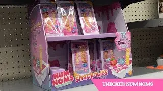UNBOXED! NUM NOMS SNACKABLES DIPPERS WITH SLIME!!