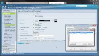 Firmware and Boot Code Updates to a Cisco SG300 Switch