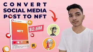 Dynamic NFT - Convert Social Media Post To NFT 🔥🔥🔥 #Shorts