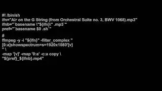 Example of ffmpeg's `showspectrum'