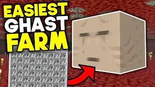 Easiest Gunpowder Farm Minecraft Bedrock 1.21 (2025)