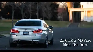 2016 BMW M5 Pure Metal Silver Edition Test Drive