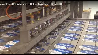 Yüksek Kapasiteli Tam Otomatik Lineer Ayran Dolum Makinası - İDEAL-PAK