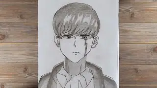 HOW TO DRAW MASHLE MAGIC AND MUSCLE | GLOW EFFECT IN MASHBURNEDEAD | #painting #anime #sketch