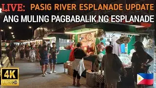 WOW! MULING PAGPAPABALIK NG MAGANDANG PASYALAN NG MAYNILA | PASIG RIVER ESPLANADE UPDATE