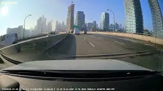 Driving through Toronto Skyscrapers in 4K