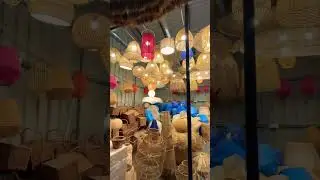 Cane lamps jute lamps wicker lamps basket all design manufacture mg road Aya nagar