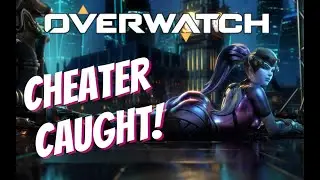 CHEATER CAUGHT shamelessly on Overwatch using Widowmaker on a Competitive game in 2021