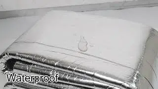 Aluminium foil soundproof mat 2pcs and 1 Aluminium adhesive tape set